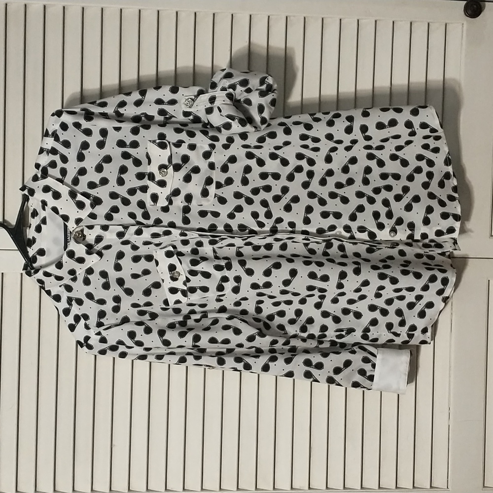Button up Blouse Aviator print